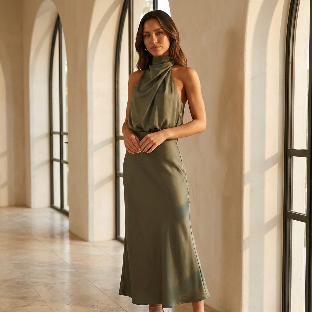 Serena — Abito con Scollo Halter