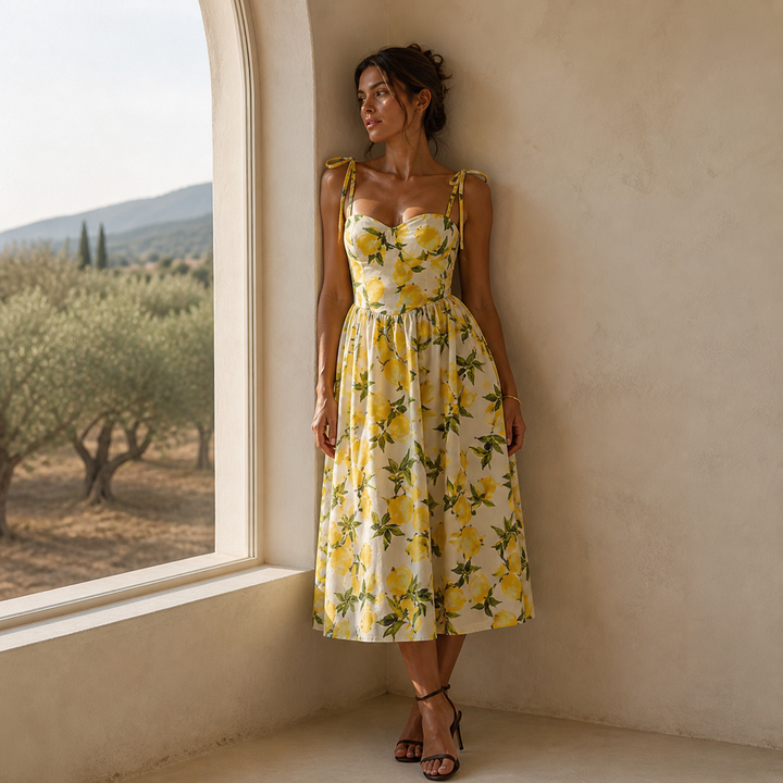 Francesca — Abito Stampa Limoni