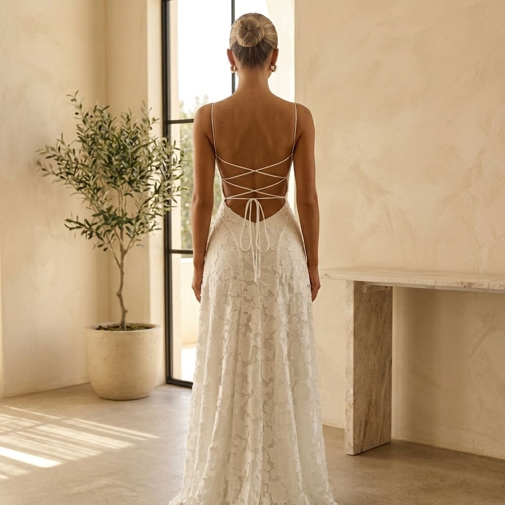 Clarissa — Abito Elegante in Pizzo