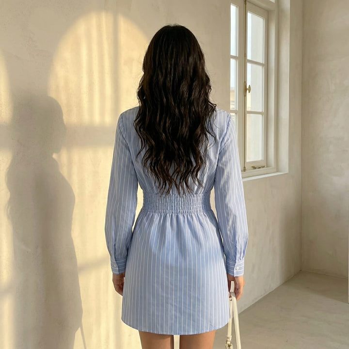 Carlotta— Abito Camicia Drappeggiato