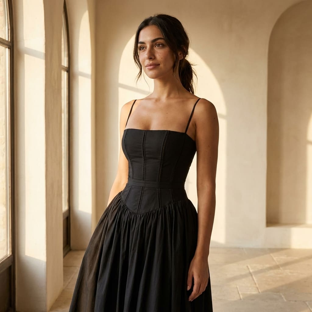 Women's Temperament Commuting Suspender Dress Summer Elegant and Gentle Style Thin Floral Sleeveless Chest Mid-waist Long Skirt